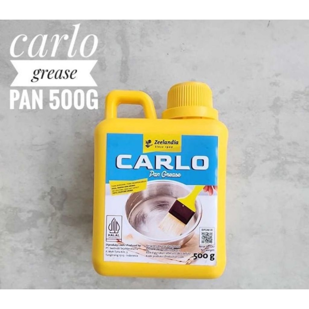 

Carlo Pan Grease pengoles loyang anti lengket 500 gr