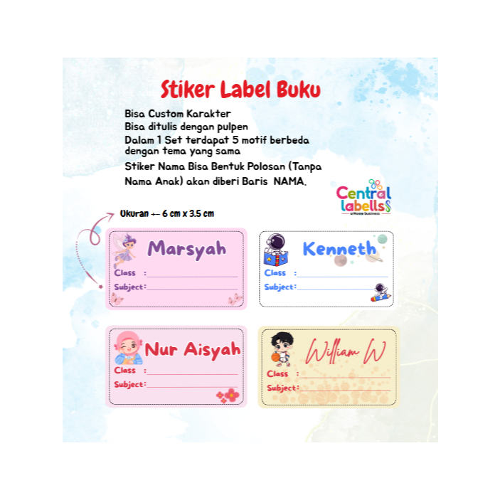 

Stiker Label Buku Anak / Stiker Buku / Stiker Label Custom