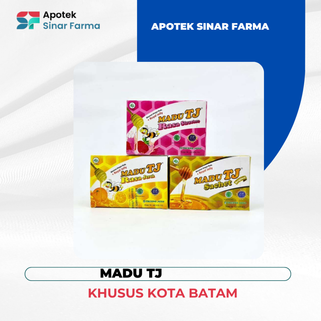 

MADU TJ STRAWBERRY, JERUK, ORIGINAL PERBOX / MADU TJ