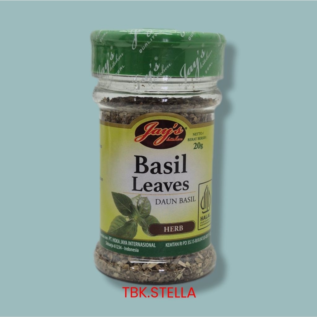 

DAUN BASIL / JAYS LEAVES 20 GR (EXPIRED SEPT 2025)