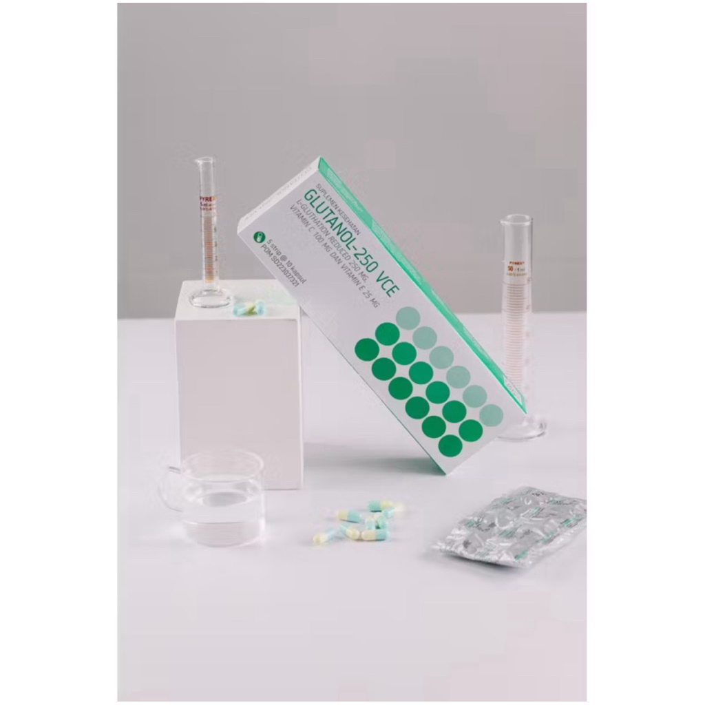 GLUTANOL 250 VCE - Gluthation 250 mg, Vitamin C 100 mg, Vitamin E 25 mg