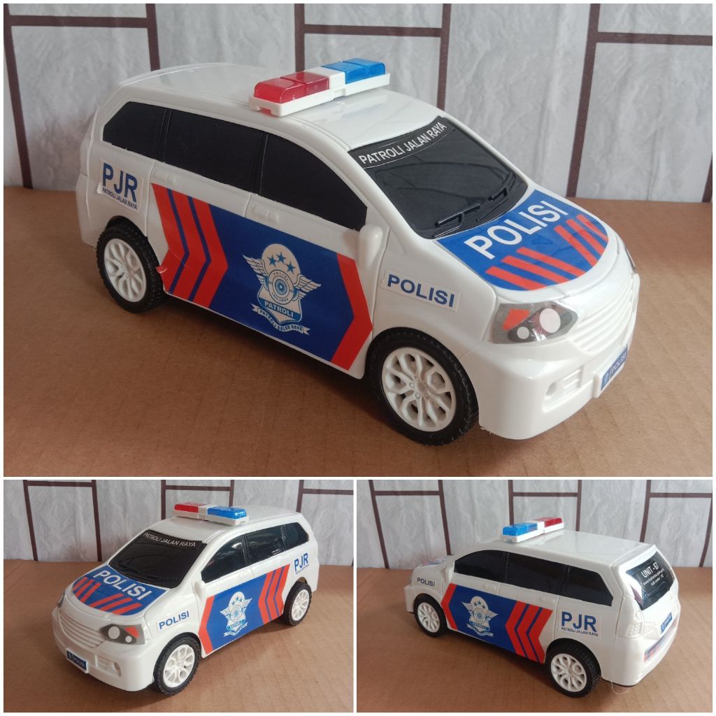 Mainan mobil anak polisi - Miniatur mobilan anak tipe avanza