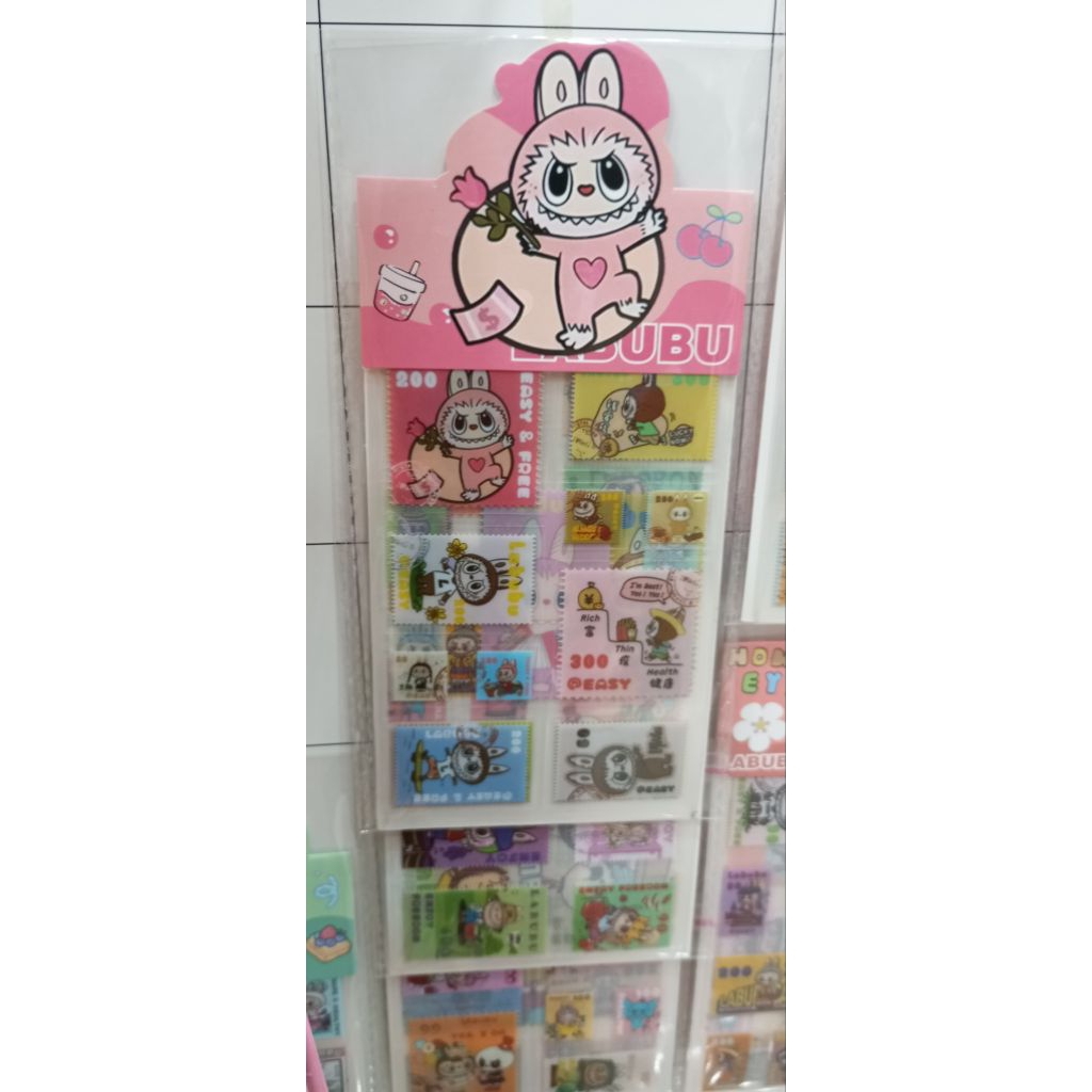 

mainan sticker labubu