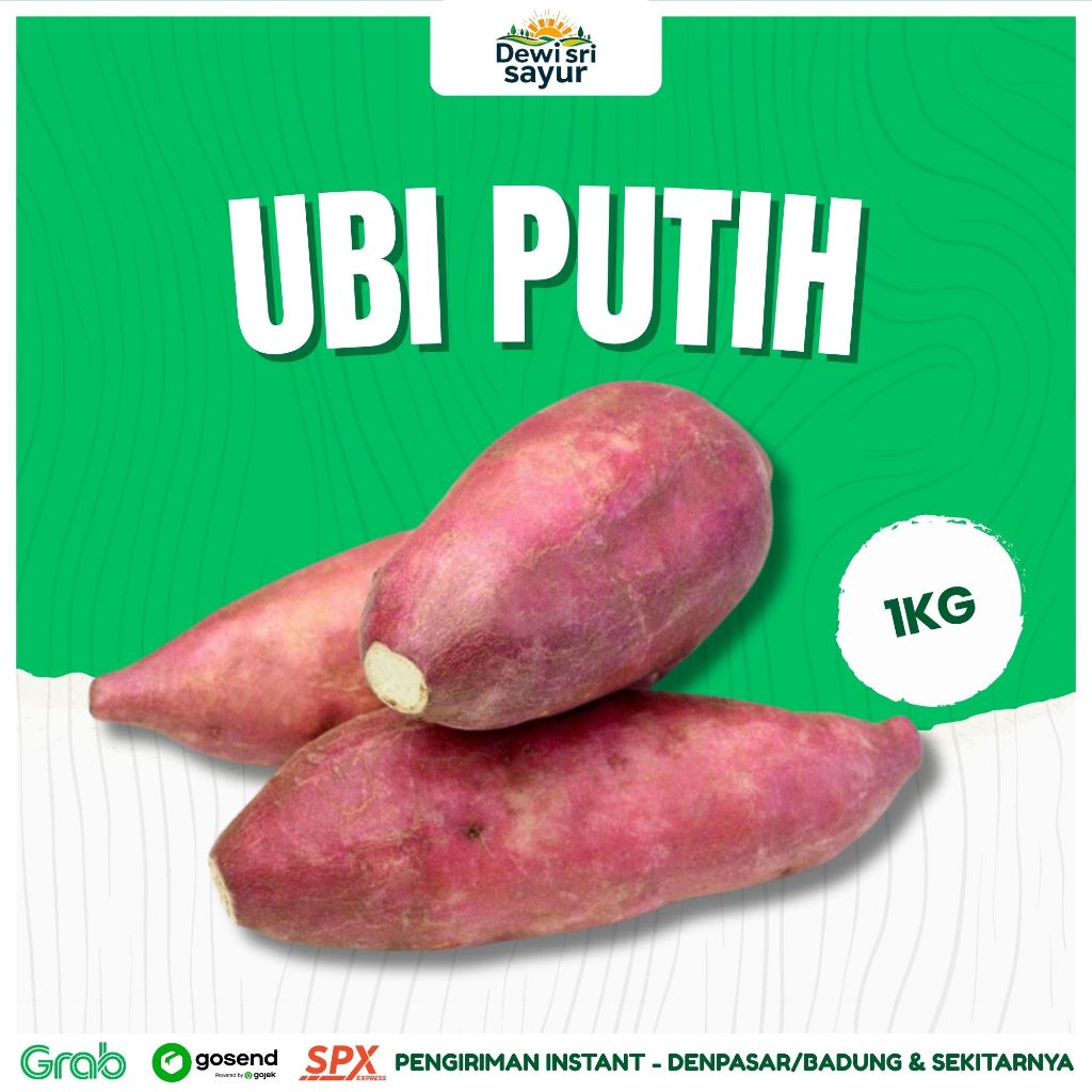 

Ubi Putih 1kg – Dewi Sri Sayur