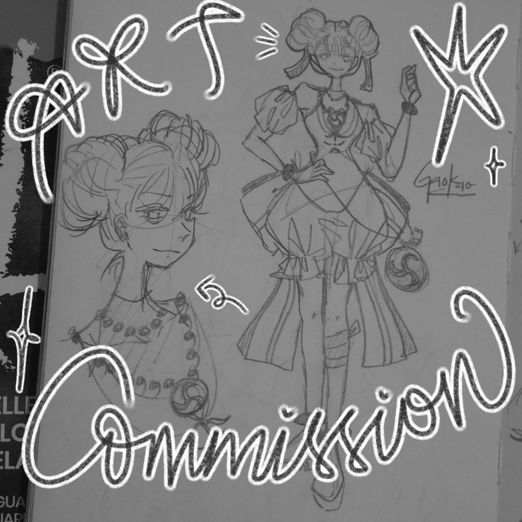 Art Commission Anime Style Traditional (OPEN) ☘︎∘˙•