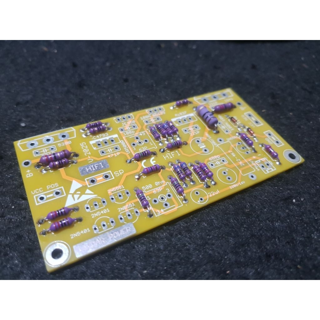 Pcb Ocl Hifi sudah ada resistor kualitas bagus