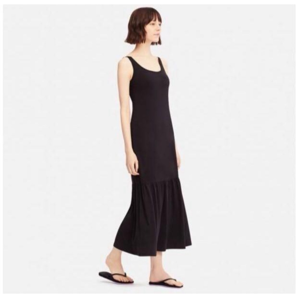 Uniqlo x Tomas Maier Long Dress Bodycon with Bra