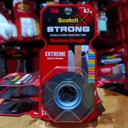 3m strong extreme indoor & outdoor double tape super strong 414 - -19 6.7kg 19mm x 5,1m