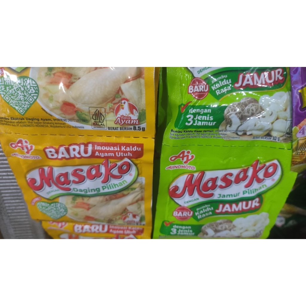 

masako ayam sapi jamur