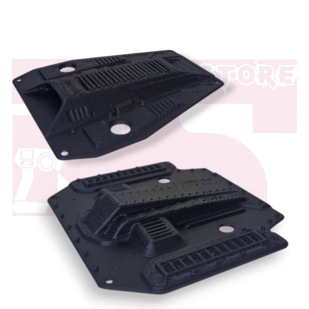 aksesoris cover angry hood engine soft/hard body jeep wrangler rubicon RC 1:10 Axial SCX10 RGT