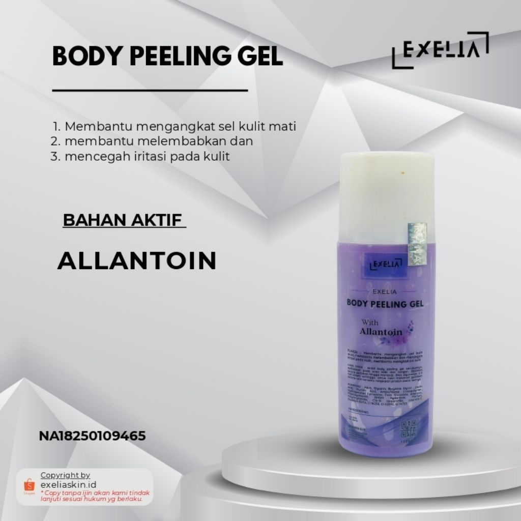 EXELIA - PENGELUPASAN BODY PEELING GEL 100ml