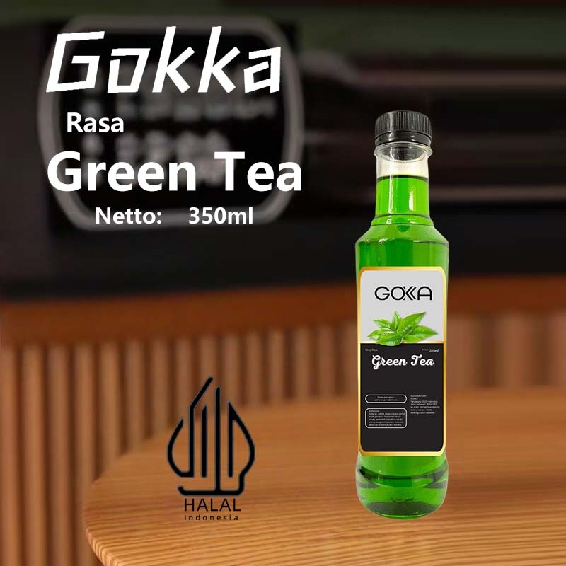 

Gokka Sirup Green Tea 350ml - Minuman Segar Rasa Green Tea / Green Tea Syrup