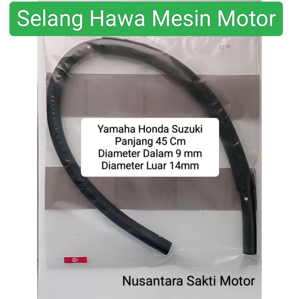 NBR selang hawa mesin filter udara motor bebek matic beat Mio Vario Scoopy Spacy Genio sporty j M3 s
