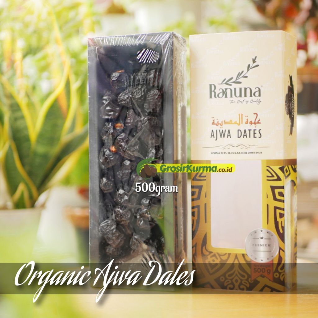 

Kurma Ajwa Organik dari Madinah (500gr)