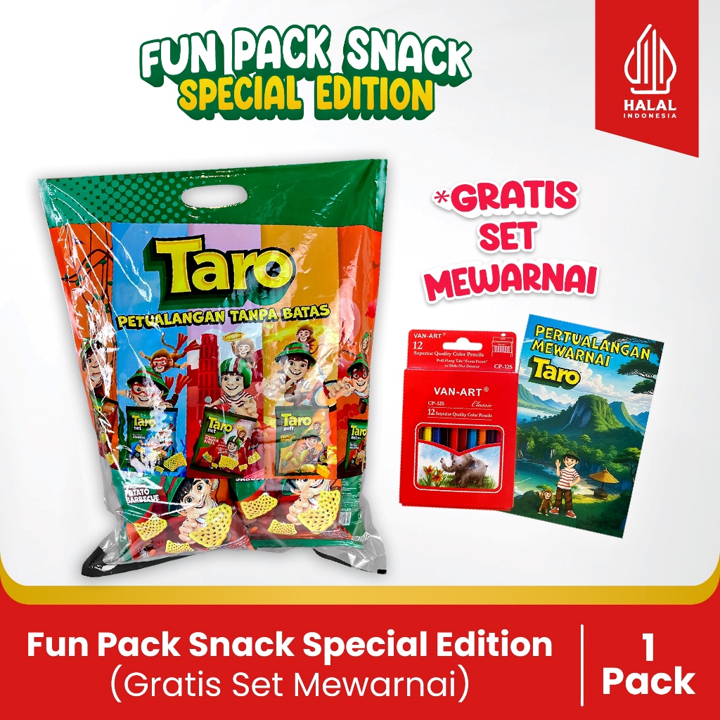 

Fun Pack Snack Spesial Edition-Paket Hampers Anak-(Gratis Set Mewarnai Lengkap)
