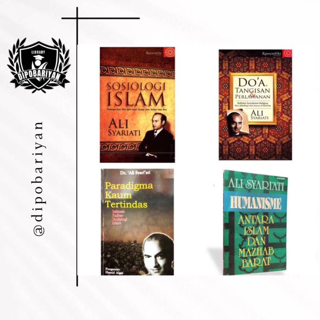 PAKET 4 BUKU - SOSIOLOGI ISLAM, DOA TANGISAN DAN PERLAWANAN, PARADIGMA KAUM TERTINDAS, HUMANISME