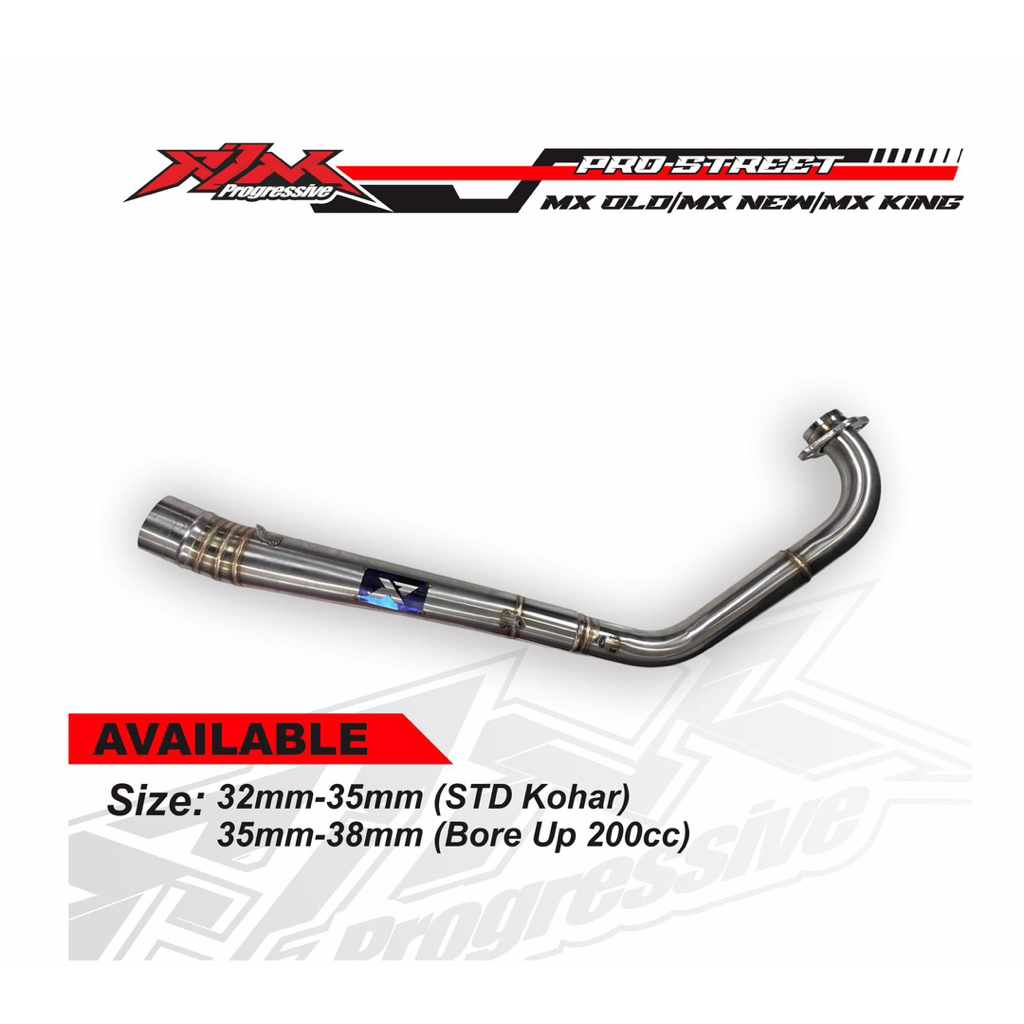 Leheran header leher stainless Mx old mx new/njmx/mxking inlet 50mm/51mm original rjm