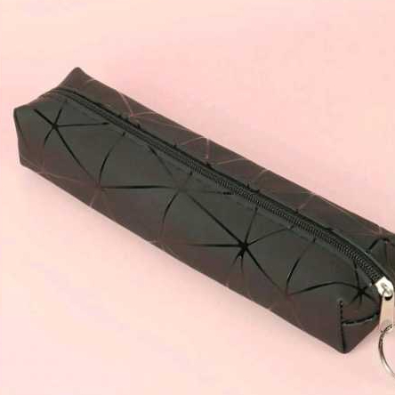 

Pencil Case Kotak Garis Gradasi 3D Tempat Pensil Case Cute Large Capacity Canvas Pencil Case