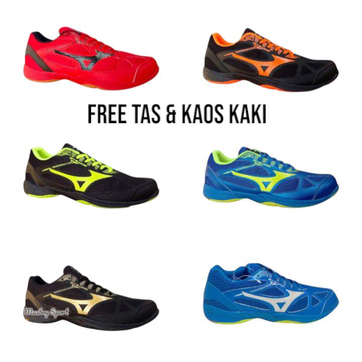 Sepatu Mizuno Sky Blaster Sepatu Badminton Berdecit / Sepatu Olahraga Bulutangkis Mizuno Sky Blaster
