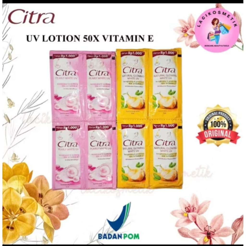 Citra Body Lotion Sachet 9 ml