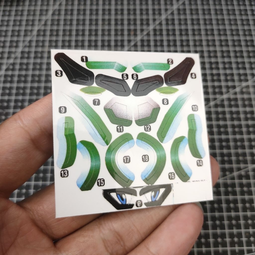 cutting sticker for crossfight es bdaman drive garuburn