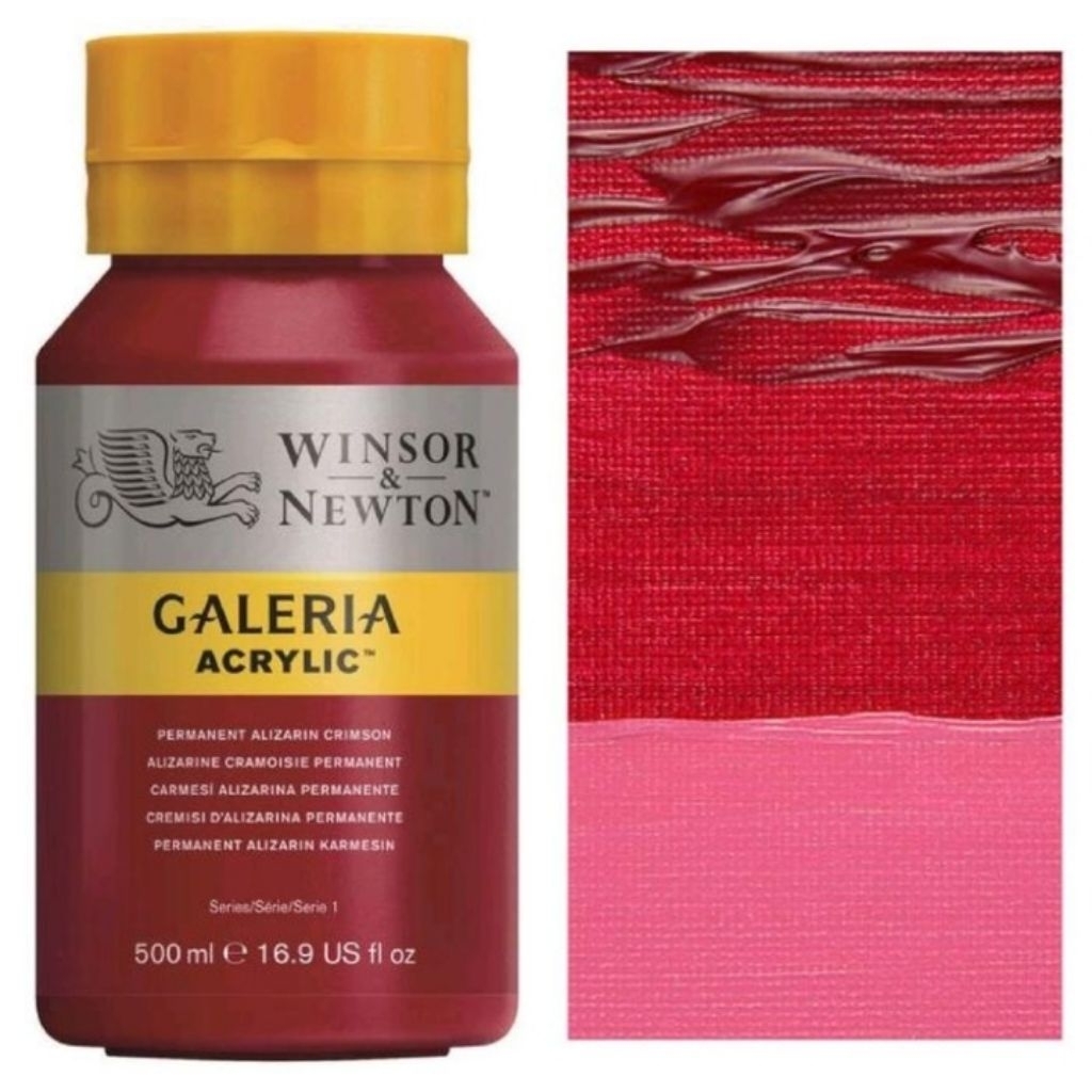 

GALERIA ACRYLIC PAINT 500 ML PERMANENT ALIZARIN CRIMSON WINSOR & NEWTON