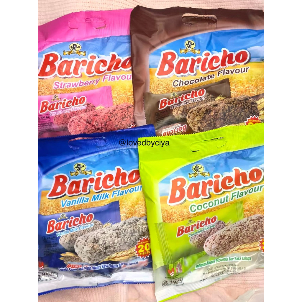 

[BUNDLE 4 PACKS] Baricho Snack Bar Sereal Isi 20/pack