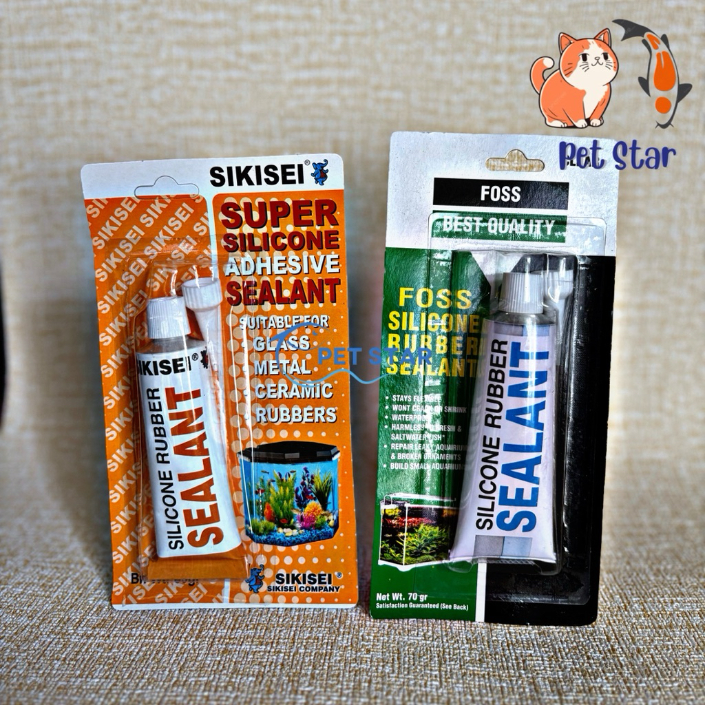 Sealent Lem Kaca Aquarium /  Lem Sealent / Lem Sikisei