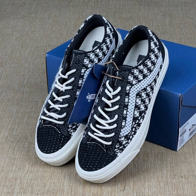 Sepatu Vans Old Skool 36 Reissue EK Black Pewter Original Resmi