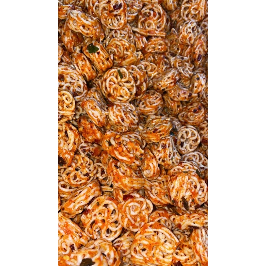 

[250GRAM]Kerupuk Rafael PEDAS DAUN JERUK PREMIUM ASLI BANGKA