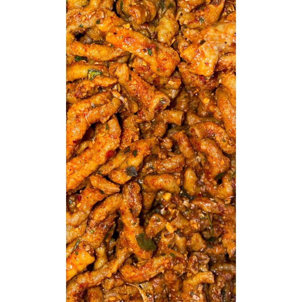 

[ 100GRAM ] USUS AYAM CRISPY PEDAS DAUN JERUK