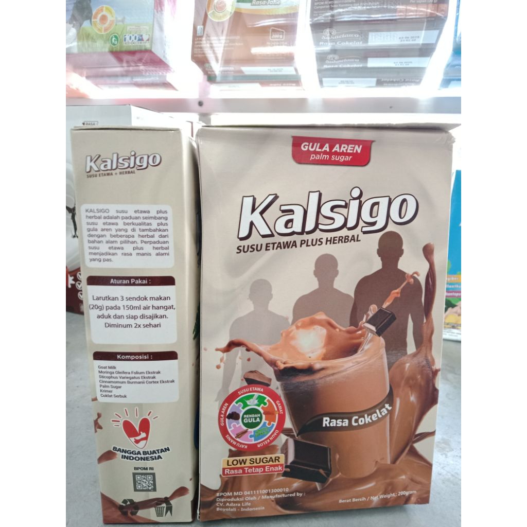 

SUSU ETAWA KALSIGO PLUS GULA AREN RASA COKLAT untuk semua usia