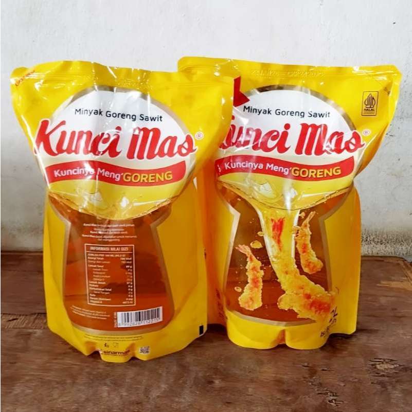 

Minyak goreng kunci mas 2 literan isi 6 pcs per dus