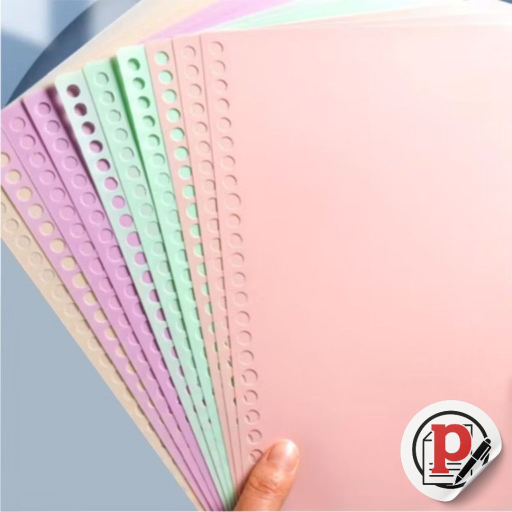 

LOOSE LEAF MULTICOLOR(WARNA-WARNI) / LOOSLEAF BINDER A5 / BINDER ISI ULANG A4 REFILL