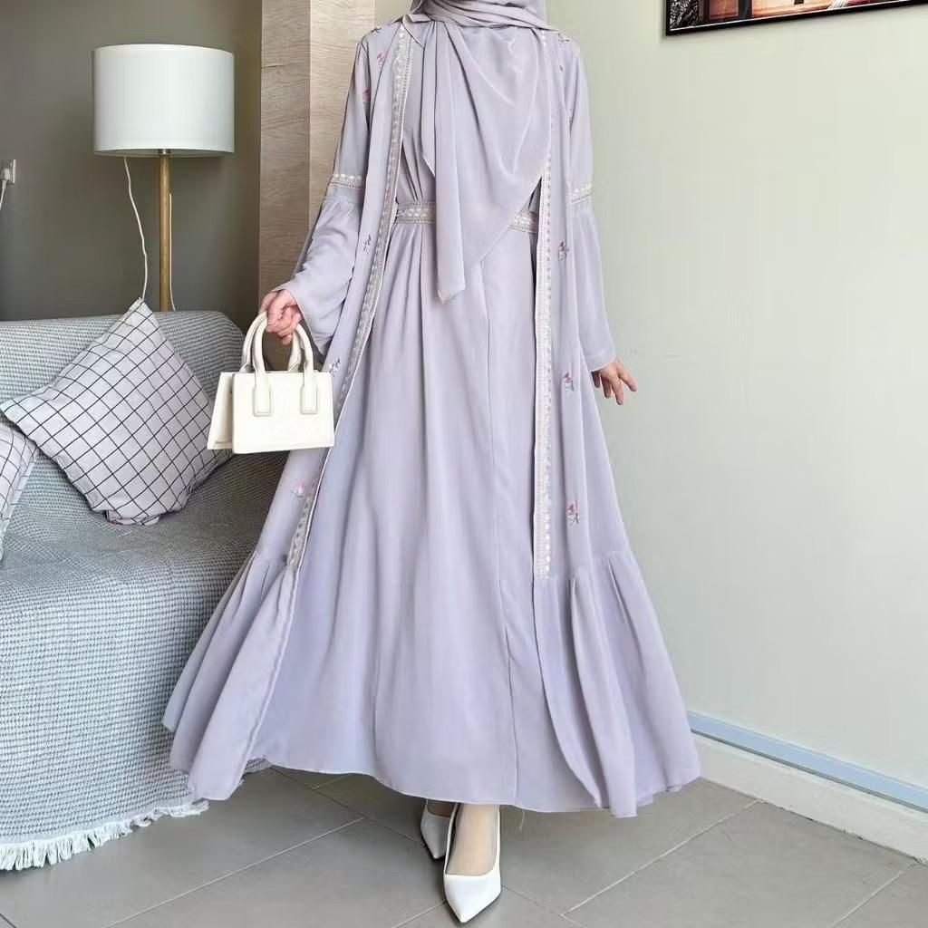 SAFWA ABAYA TERMURAH 2026 / ABAYA BAHAN CERUTY / GAMIS MODERN / ABAYA MODERN /