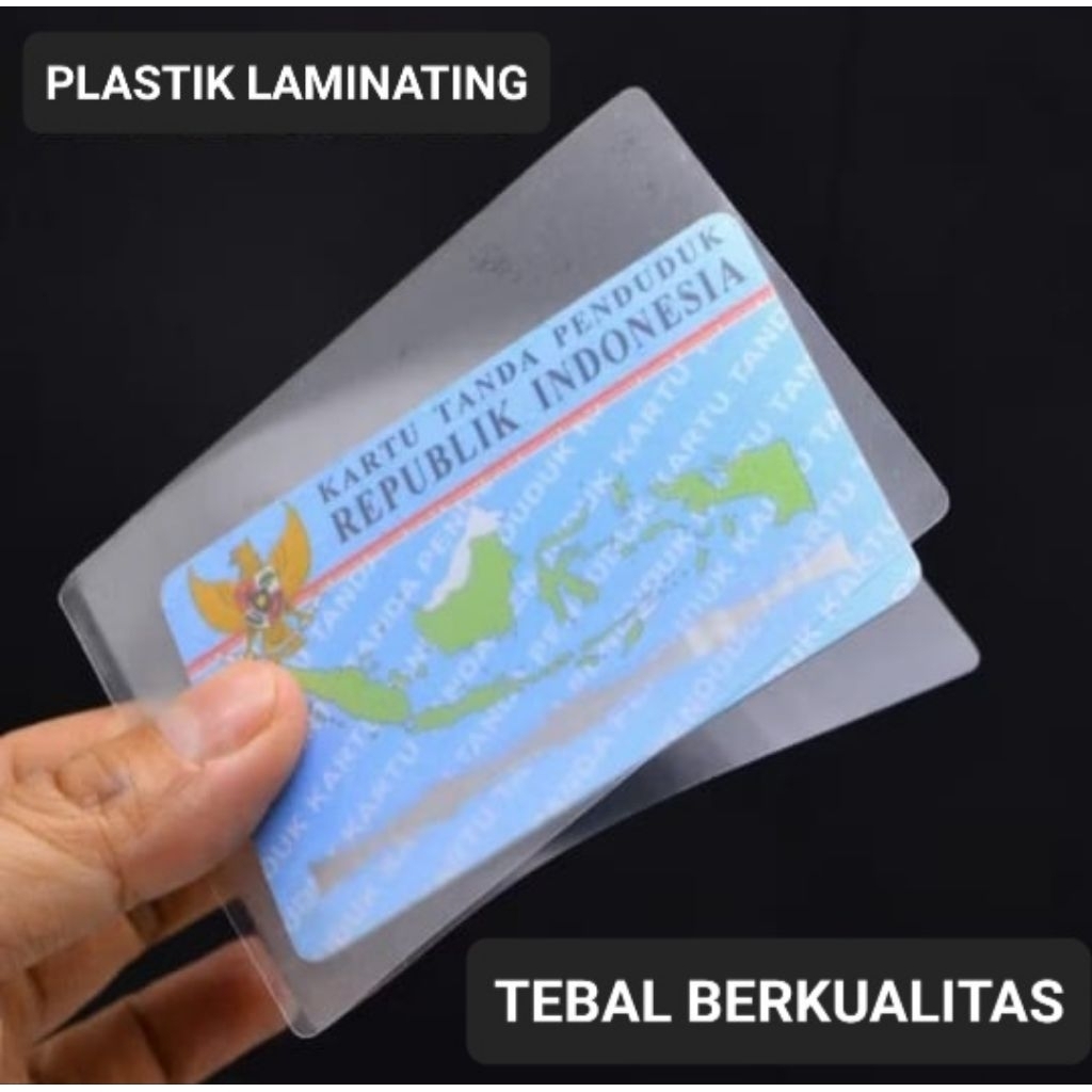 

Plastik Mika Laminating KTP / Pelindung KTP 100 Micron