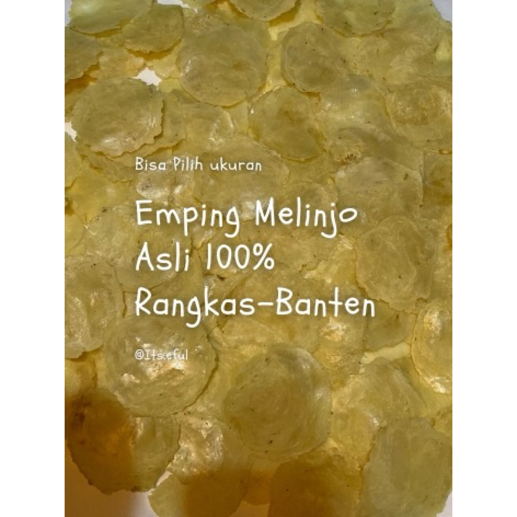 

Emping Melinjo Asli 100%