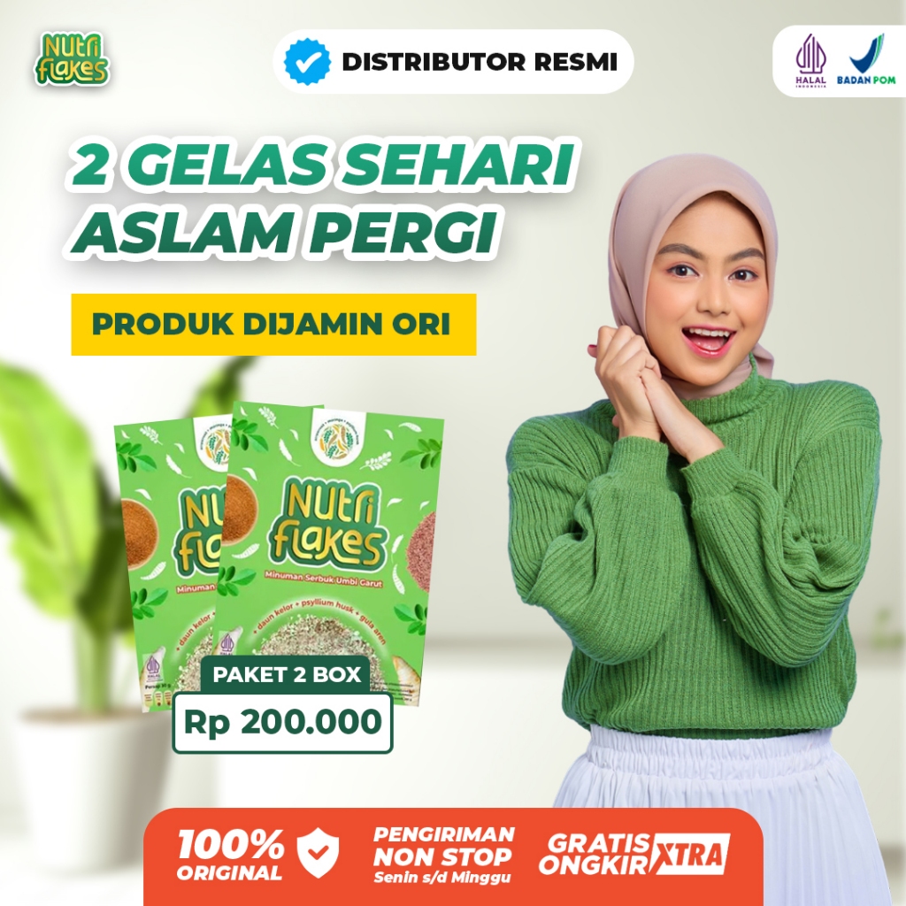 

Atasi Asam Lambung, Maag, Gerd – Sereal Umbi Garut Herbal BPOM
