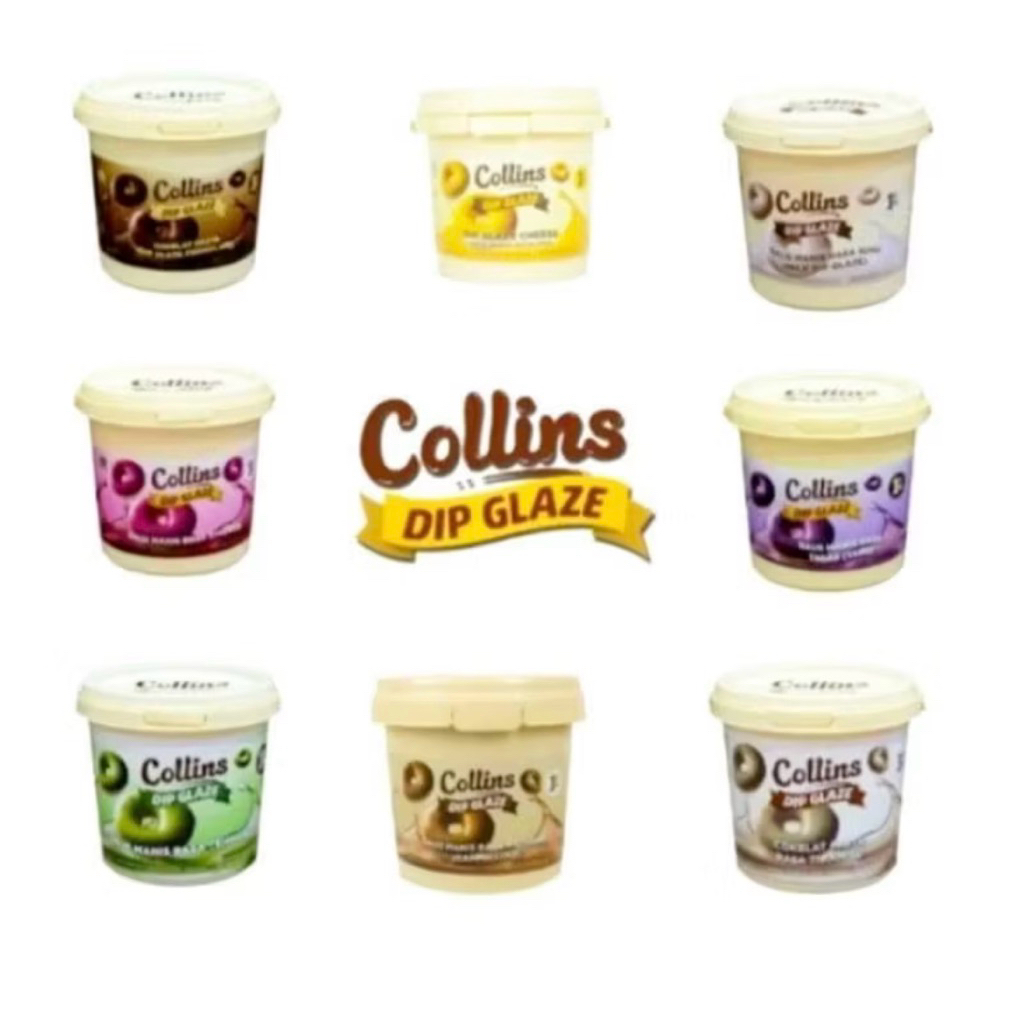 

COLLINS DIP GLAZE 1 KG / SELAI / SAUS MANIS