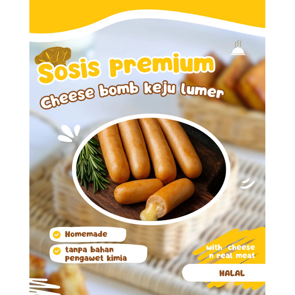 

sosis premium keju lumer homemade