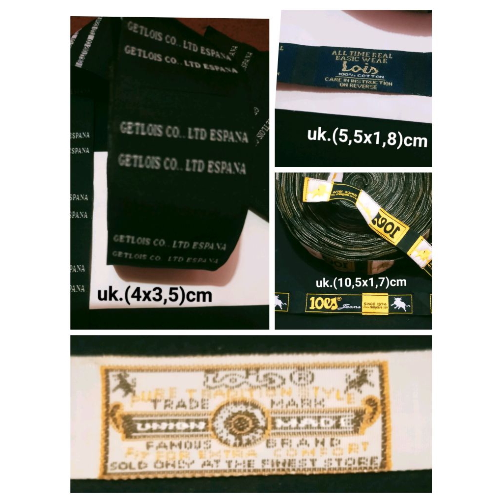 

label merek label (main misc) tag get lois