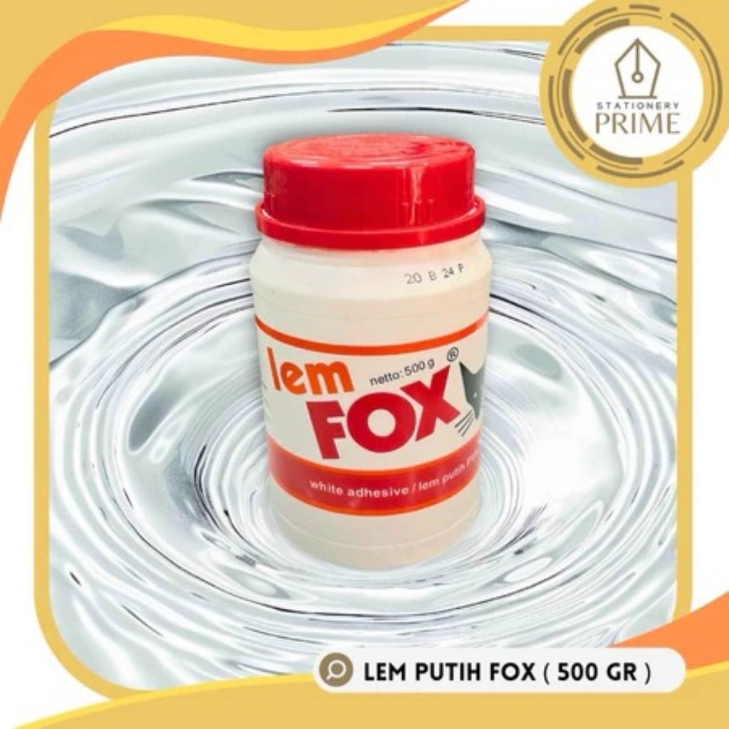 

Lem Putih Fox 500 gr [PIECE]