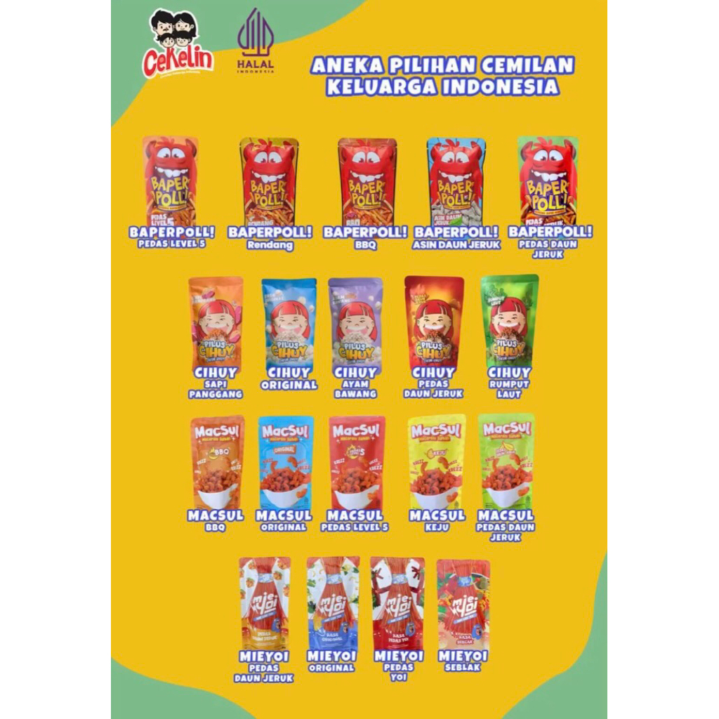 

Cekelin Cemilan Viral Kekinian