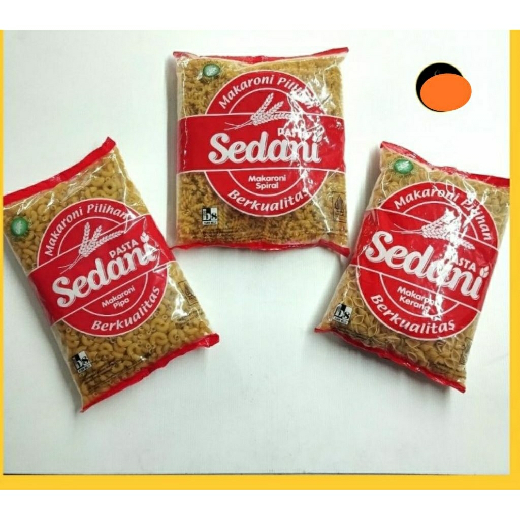 

Sedani makaroni pasta pilihan makaroni pipa spiral dan kerang 1 kg