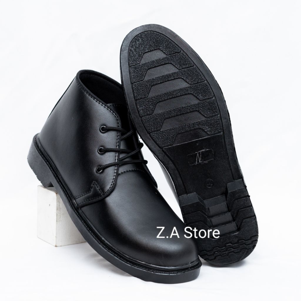 Sepatu Pdh Tali 3 OOTD Formal Pria Wanita cocok buat Harian Dinas Kantor Security Polwan TNI Polri