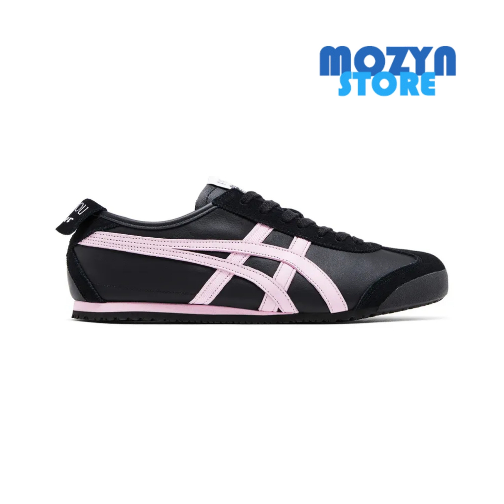Sneakers PATOU x Mexico 66 'Black Pink' - Sepatu Casual Sport Style Pria Dewasa