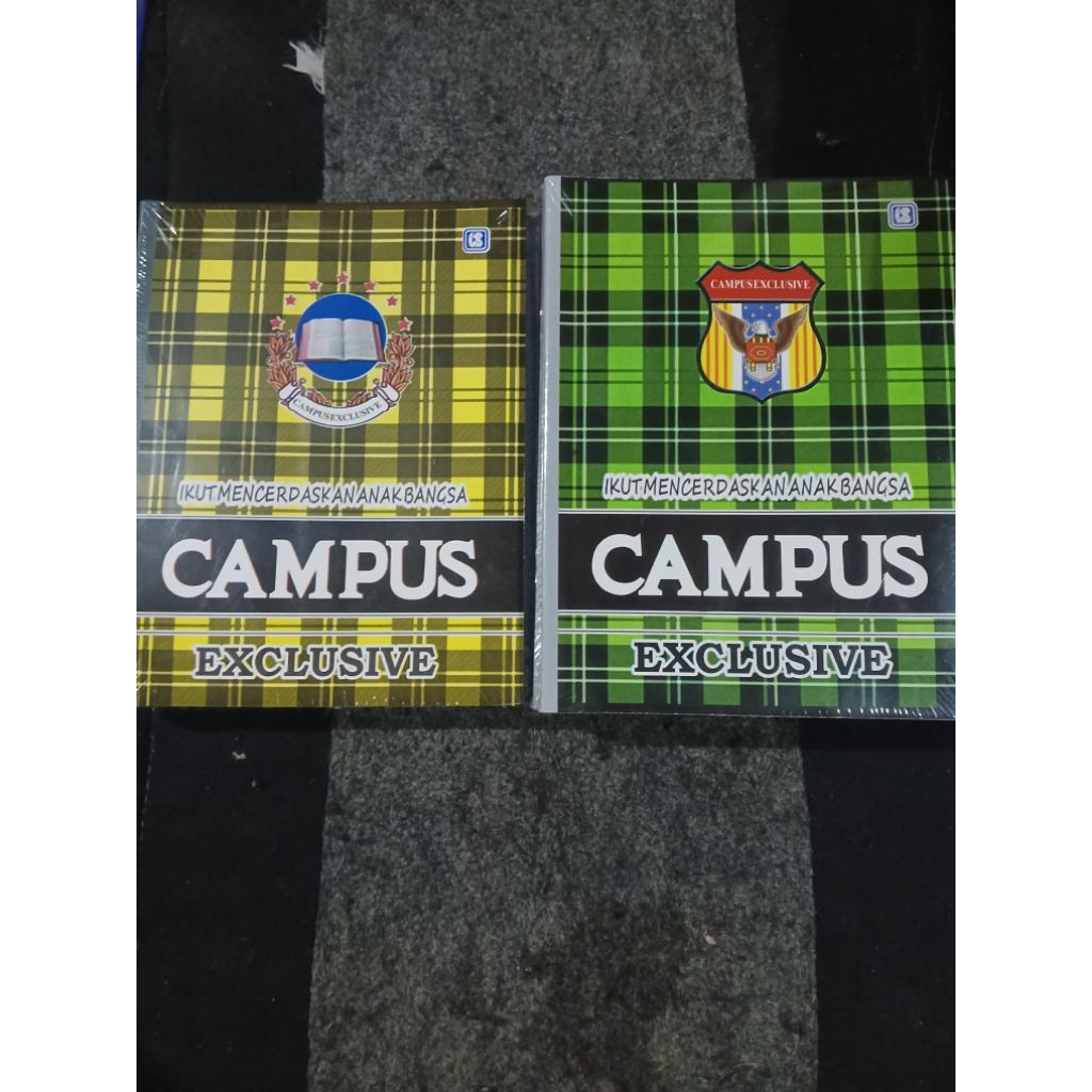 

Buku Tulis A5 Campus Exclusive 58 Lembar (10pcs) Buku sekolah Kampus EXCLUSIVE Kwarto Viral