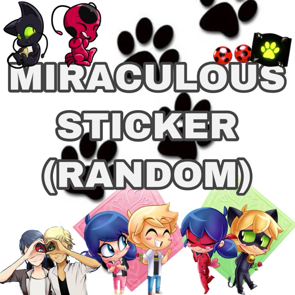 

STICKER MIRACULOUS LADYBUG RANDOM ANTI AIR / MIRACULOUS LADYBUG / STICKER / CHATNOIR LADYBUG / ADRIEN MARINETTE