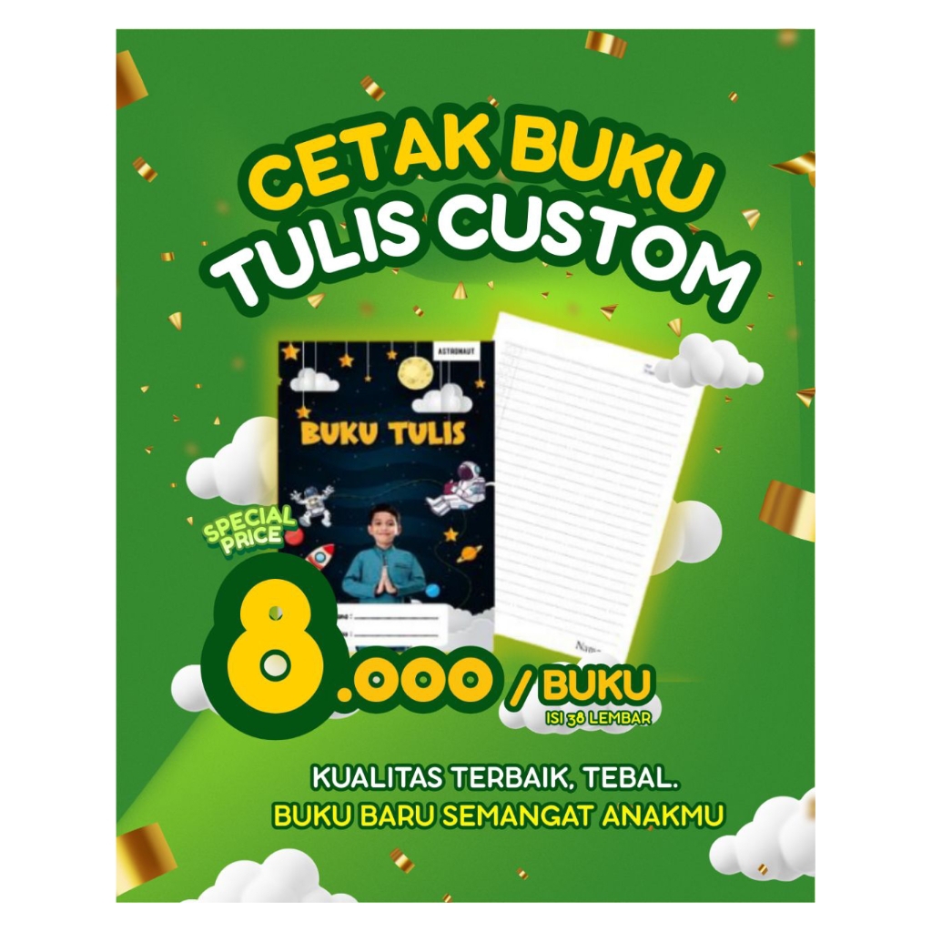 

Buku Tulis Custom