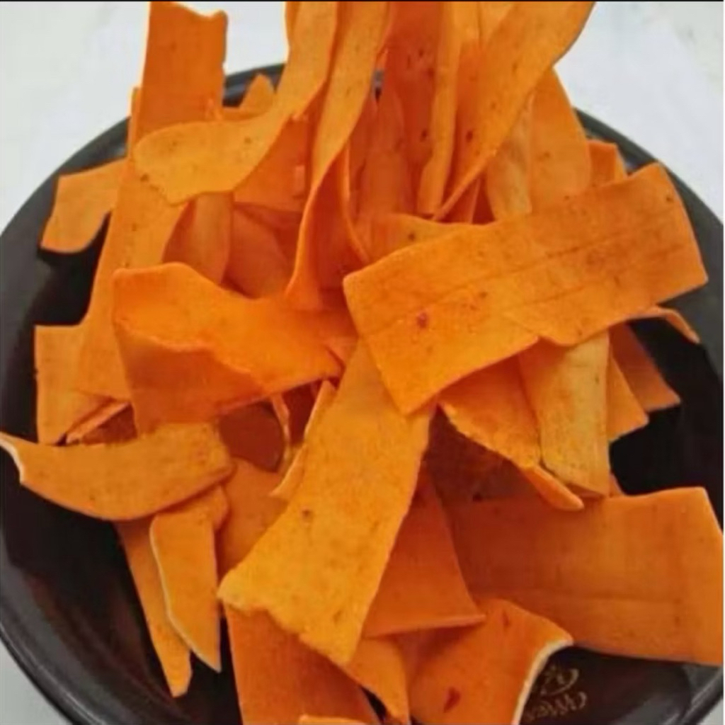 

Kerupuk / Krecek selondoh Slondok Merah Mentah 500gram - 1kg